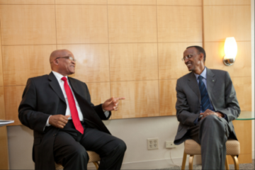 Muri politike Kagame na Zuma bafatwa mu buryo butandukanye cyane