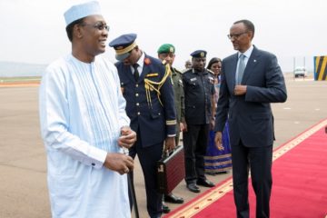 Perezida Kagame yerekeje   i Ndjamena mu irahira rya  Perezida Itno