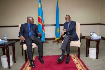 Mu muhezo Perezida Kagame  yahuriye   i Rubavu na Perezida Kabila ( Yavuguruwe )