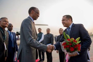 Umukuru w’Igihugu Perezida Kagame yageze mu Buhinde