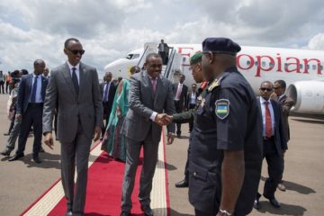 Kigali : Perezida Kagame yakiriye Minisitiri w’Intebe wa Ethiopia watangiye uruzinduko rw’iminsi itatu mu Rwanda