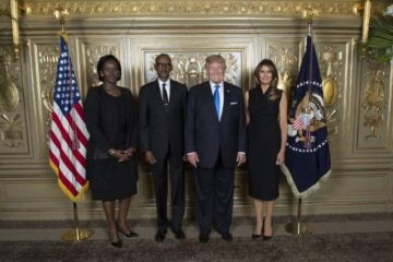 Amagambo ashize ivuga : Perezida Kagame yahuye na Donald Trump