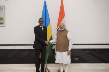 Perezida Kagame yagiranye ibiganiro  na Minisitiri w’Intebe w’u Buhinde