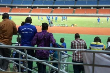 Rayon Sports yakoreye imyitozo kuri Estádio do Zimpeto izakiniraho na Costa do Sol