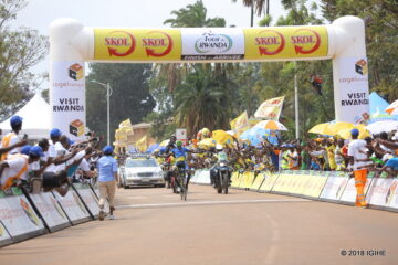Mugisha Samuel yegukanye agace ka Kigali-Huye muri Tour du Rwanda 2018