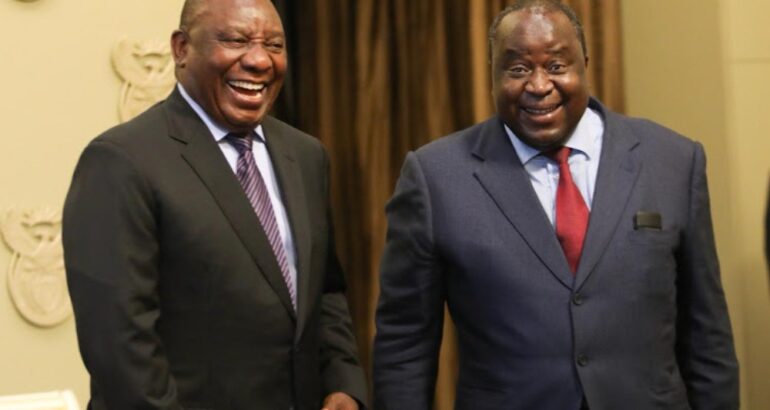 Mboweni uri mu bafasha Kagame kuvugurura AU yagizwe Minisitiri w’Imari wa Afurika y’Epfo