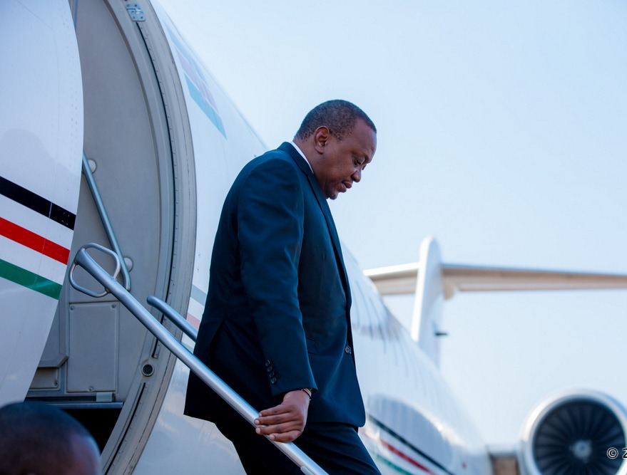 Perezida Uhuru Kenyatta yasesekaye mu Rwanda