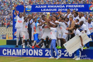Rayon Sports yahawe igikombe cya shampiyona 2018-2019, kiba icya 9 mu mateka yayo