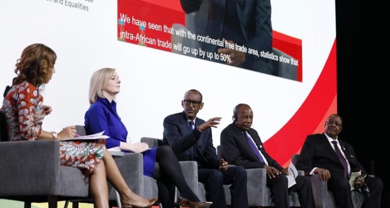 Perezida Kagame yagaragaje ko isoko rusange rya Afurika ryahoze mu bitekerezo by’Abanyafurika