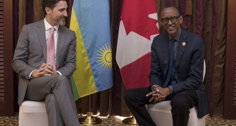 Perezida Kagame yaganiriye na Justin Trudeau ku ishoramari n’ubucuruzi hagati y’u Rwanda na Canada
