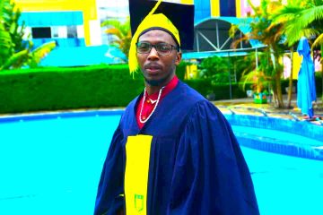 Kwiga ni urufunguzo rw’ubuzima – ishimwe rya Muvandimwe Jean Marie Vianney ukinira Police FC warangije icyiciro cya kabiri cya Kaminuza mu ishami ry’icungamari.