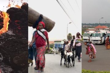 Abaturage b’i Goma muri Kongo barishimira uburyo bakiriwe mu Rwanda ubwo bahahungiraga muri izi mpera z’icyumweru, ikirunga cya Nyiragongo kirimo kuruka. Baboneyeho kwamagana Martin Fayulu na Denis Mekwege bavuga ibinyoma ku Rwanda.