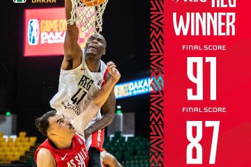 Amafoto : REG BBC ihagarariye u Rwanda mu mikino ya BAL 2022 yatangiranye intsinzi imbere ya AS Salé yo muri Morocco