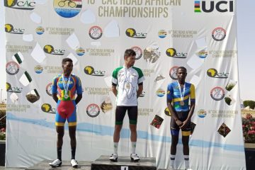 Uhiriwe Byiza Renus yegukanye umudali wa Zahabu muri shampiyona ya Afurika y’amagare, aboneraho gushimira Perezida Paul Kagame