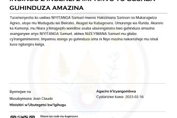 INGINGO Z’INGENZI Z’IMPAMVU YO GUSABA GUHINDUZA AMAZINA