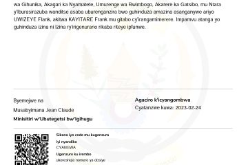 INGINGO Z’INGENZI Z’IMPAMVU YO GUSABA GUHINDUZA AMAZINA