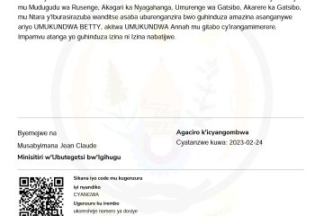 INGINGO Z’INGENZI Z’IMPAMVU YO GUSABA GUHINDUZA AMAZINA