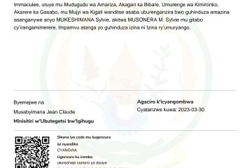 INGINGO Z’INGENZI Z’IMPAMVU YO GUSABA GUHINDUZA AMAZINA