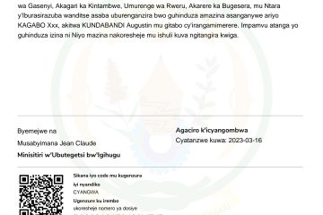 INGINGO Z’INGENZI Z’IMPAMVU YO GUSABA GUHINDUZA AMAZINA