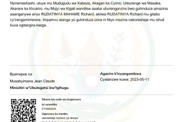 INGINGO Z’INGENZI Z’IMPAMVU YO GUSABA  GUHINDUZA AMAZINA