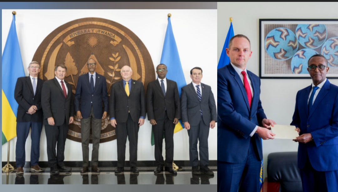 Perezida Paul Kagame yakiriye intumwa zavuye muri Amerika, nyuma y’iminsi mike Hakiriwe Uhagarariye iki gihugu mu Rwanda