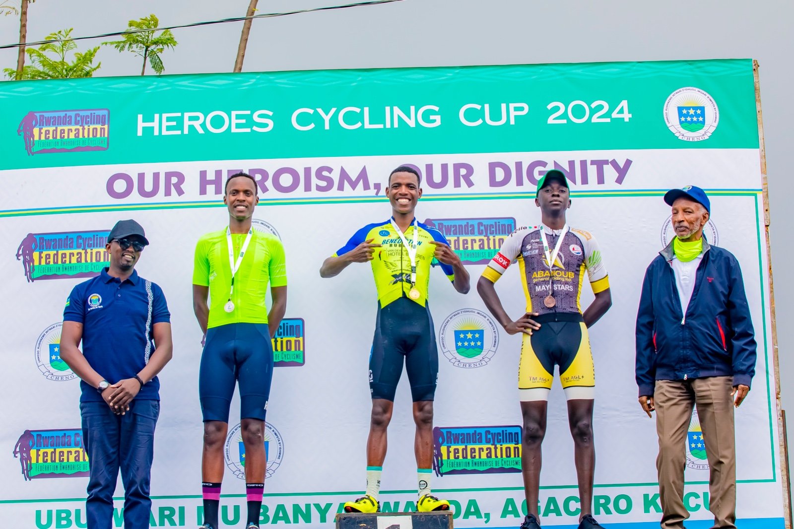 Manizabayo Eric na Nirere Xaverine begukanye isiganwa ry’umunsi w’intwari “Heroes Cycling Cup”