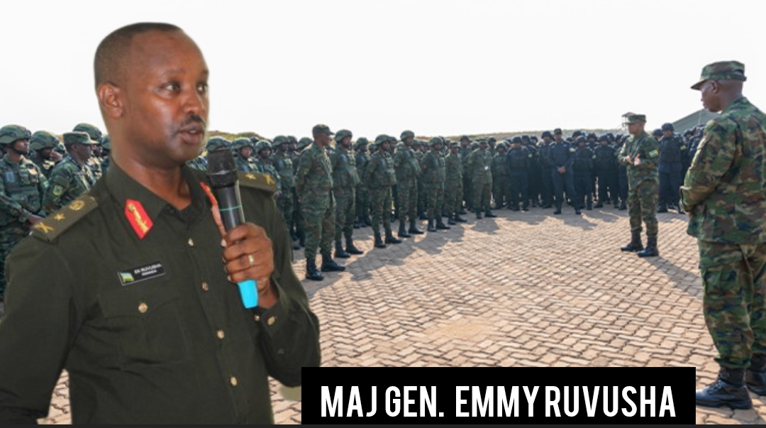 Gen Emmy Ruvusha niwe muyobozi mushya w’ingabo za RDF ziri muri Mozambique