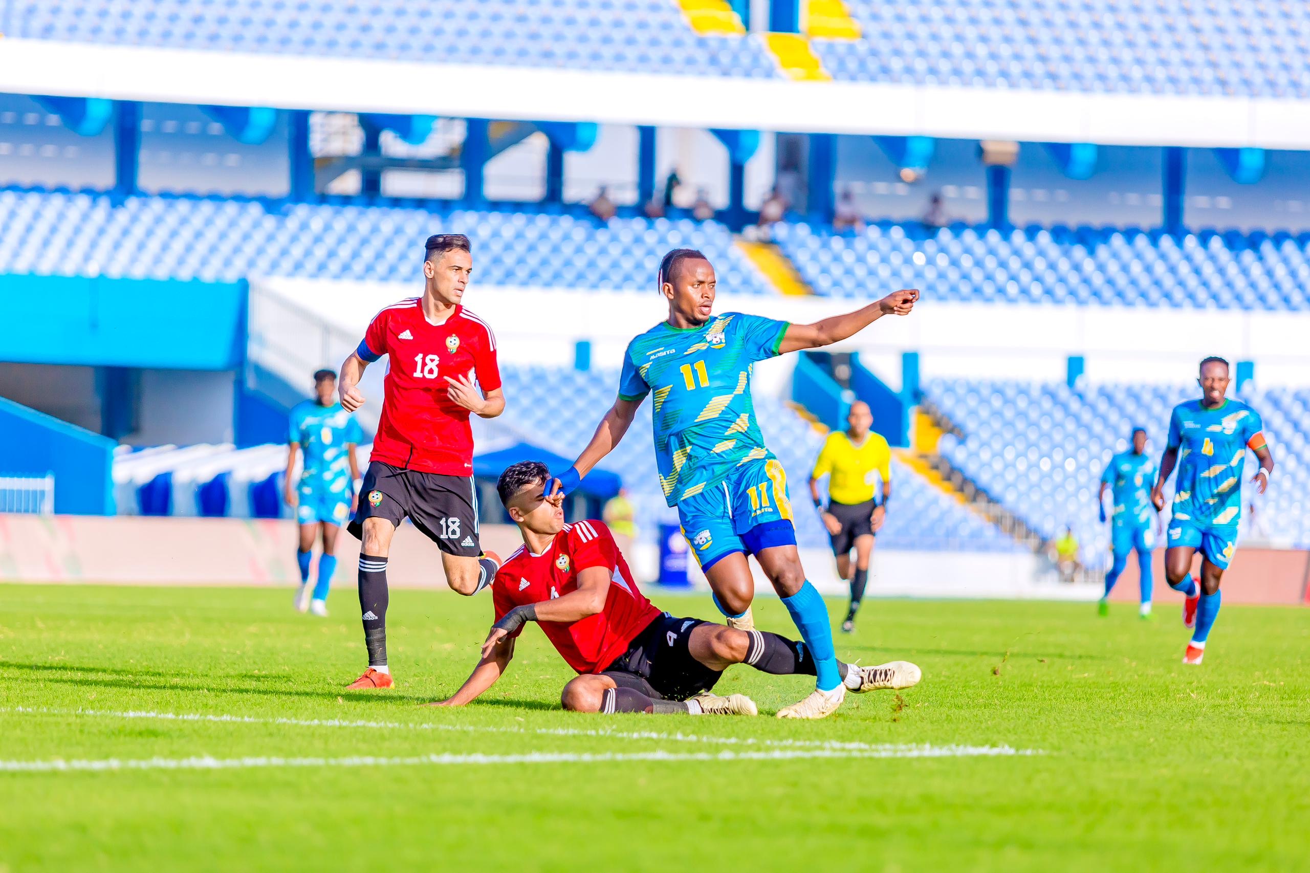 AMAFOTO- Amavubi anganyije na Libya 1-1, mu mukino uwa mbere wo gushaka itike ya AFCON 2025