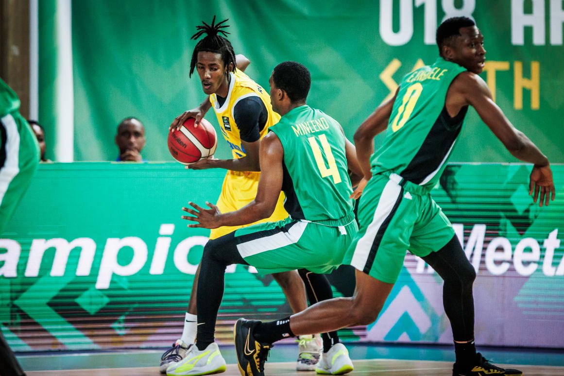 Amakipe y’u Rwanda ari gukina Afro Basketball muri Afurika y’Epfo ntiyabashije kurenga 1/4