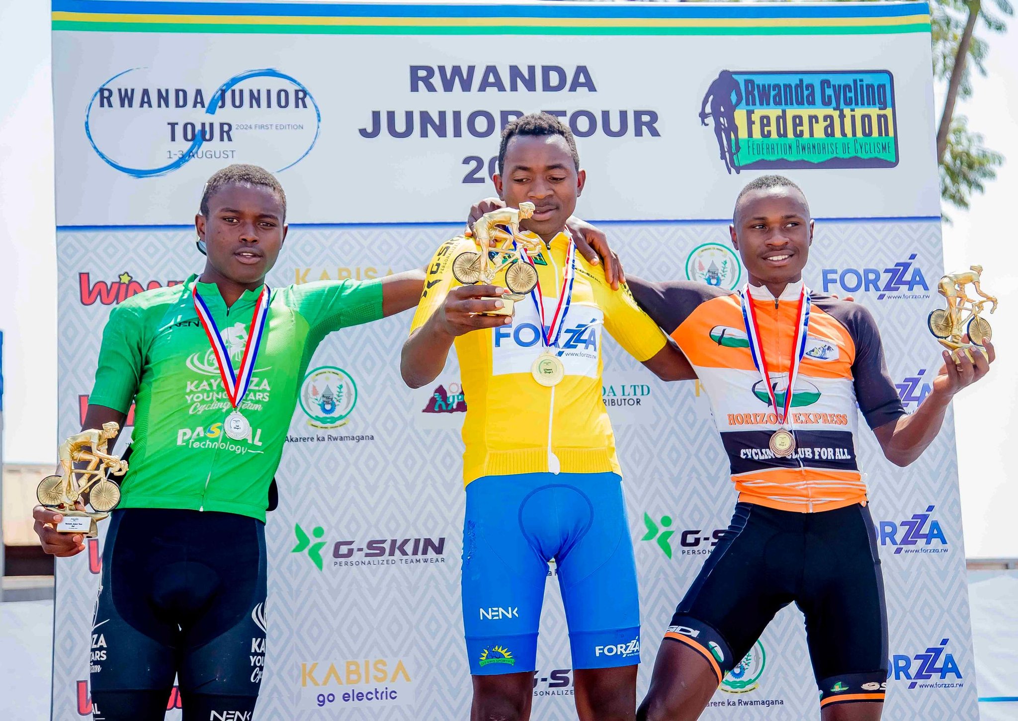 Manizabayo Jean de Dieu na Umutoni Sandrine begukanye irushanwa rya Youth Racing Cup ryakiniwe i Bugesera