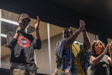 AMAFOTO – Perezida Paul Kagame na Madamu Jeannette Kagame bitabiriye igitaramo cya John Legend cyabereye muri BK Arena