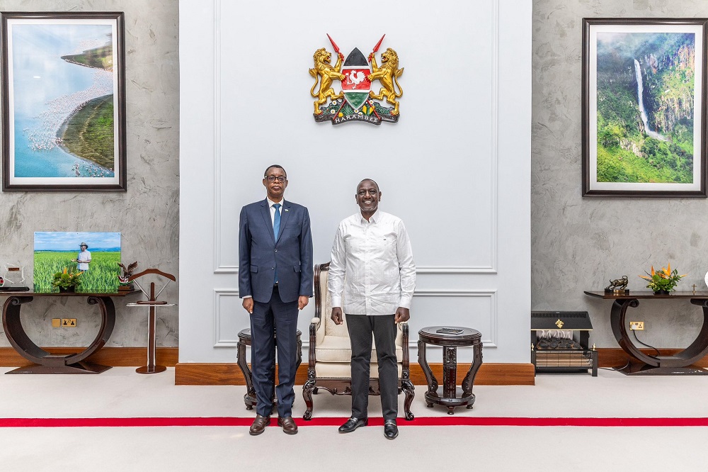 Intumwa ya Perezida Kagame Gen ( Rtd) James Kabarebe Yakiriwe na Dr Samoei Ruto