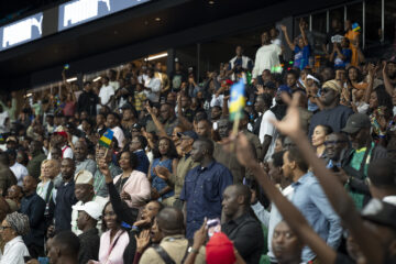 AMAFOTO – Mu mukino wakurikiwe na Perezida Kagame, RSSB Tigers BBC yageze ku mukino wa nyuma wa BAL 2026 itsinze AL Ahyly yo mu Misiri