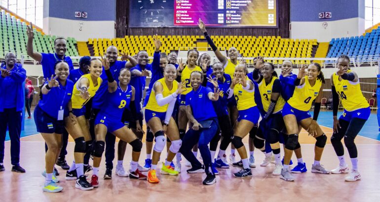 Volleyball: Mu mikino y’igikombe cy’Afurika mu Bagore iri kubera muri Kenya, U Rwanda rwandagaje Repubulika Iharanira Demokarasi ya Congo (DRC)